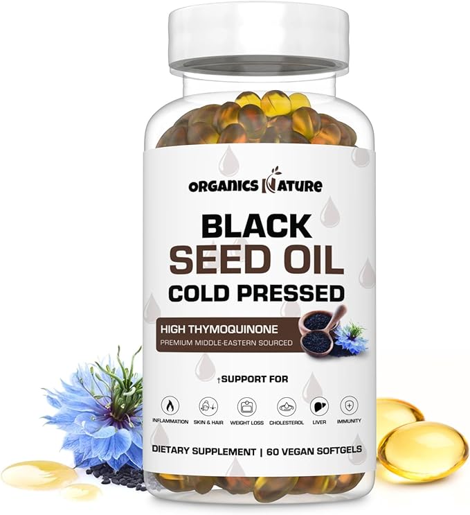 Black Seed Oil Capsules Cold Pressed BOGO