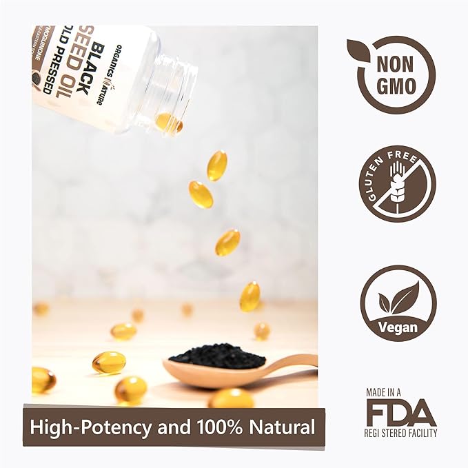 Black Seed Oil Capsules Cold Pressed BOGO