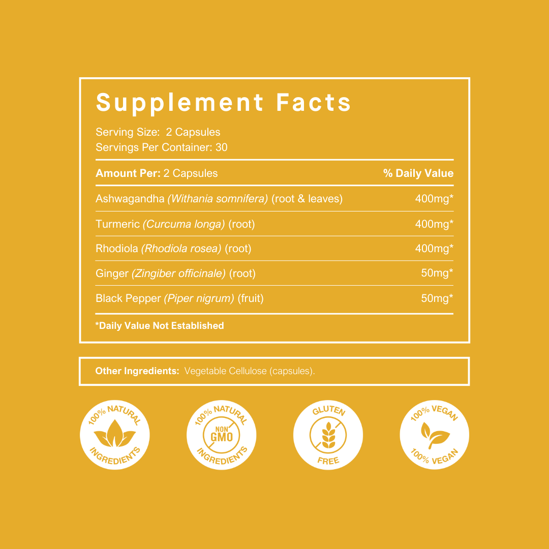 Adaptogenic Wellness Blend Capsules