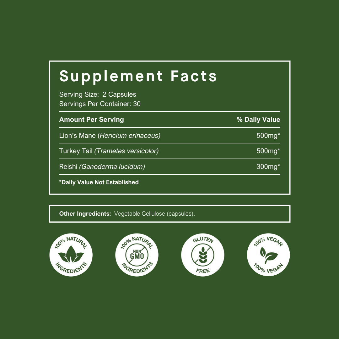 Superfood Mushroom Blend Capsules