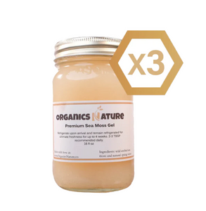 Sea Moss Gel - 16oz Jar x 3