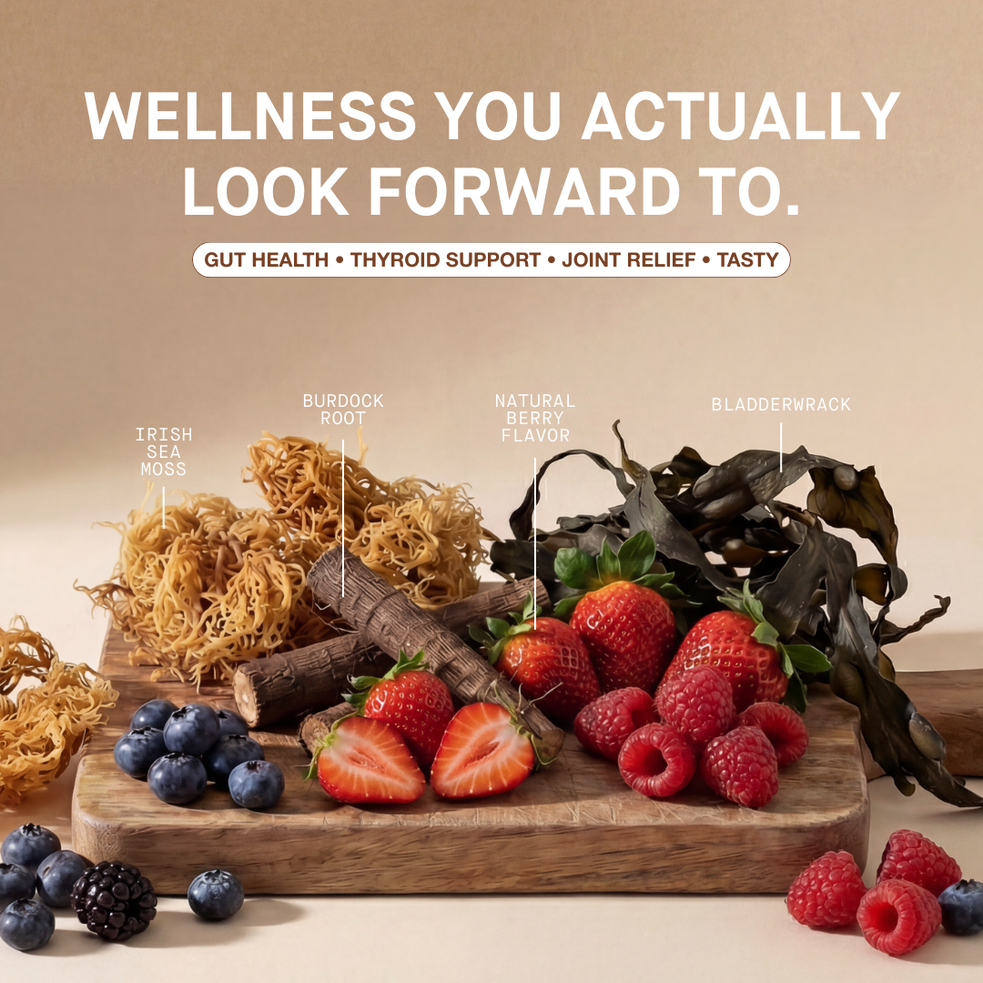 Irish Sea Moss Gummies With Bladderwrack & Burdock