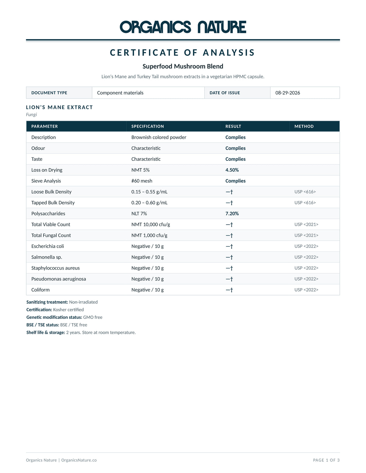 Lab Results & Testing — page 1