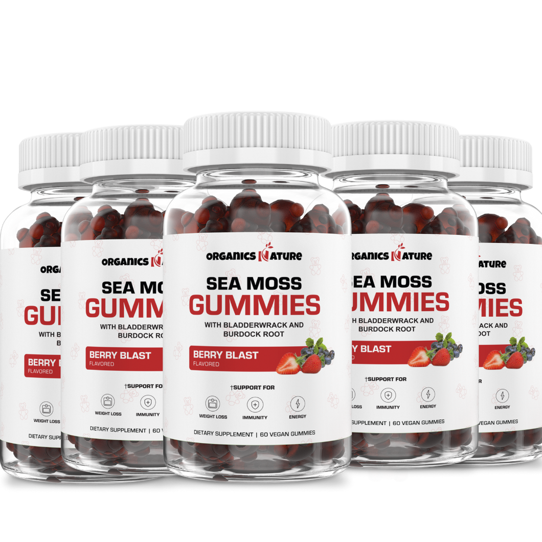 Sea Moss Gummies - 5 Bottles