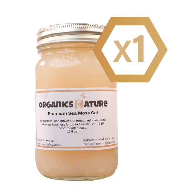 Oganics Nature Sea Moss Gel Jar