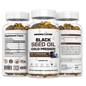 Cold Pressed Black Seed Oil - 5 Bottles