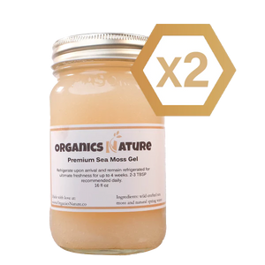 Sea Moss Gel - 16oz Jar x 2